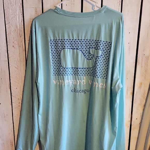 Vineyard Vines Light Blue Performance Shirt - Picture 2 of 3